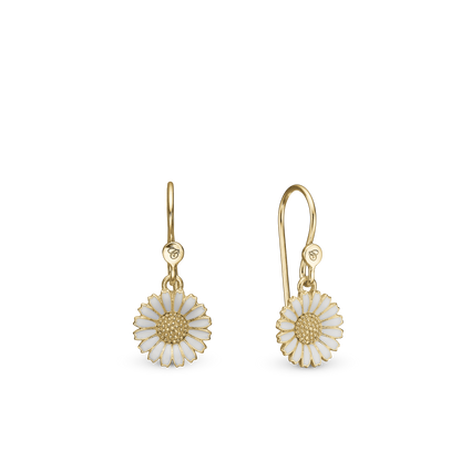Marguerite Dangle Earring - Gold Plated Sterling Silver