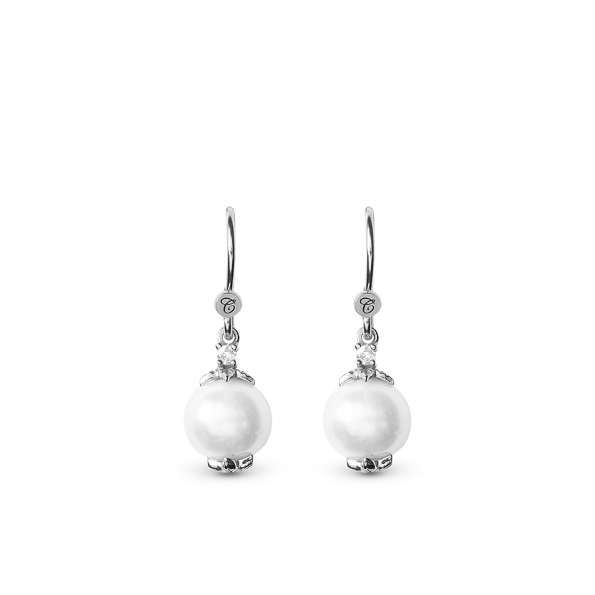 Hanging Pearls ØreDrop Earringe - CHRISTINA