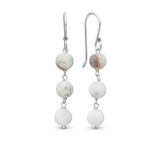 Amazonite øreDrop Earring ØreDrop Earringe - CHRISTINA