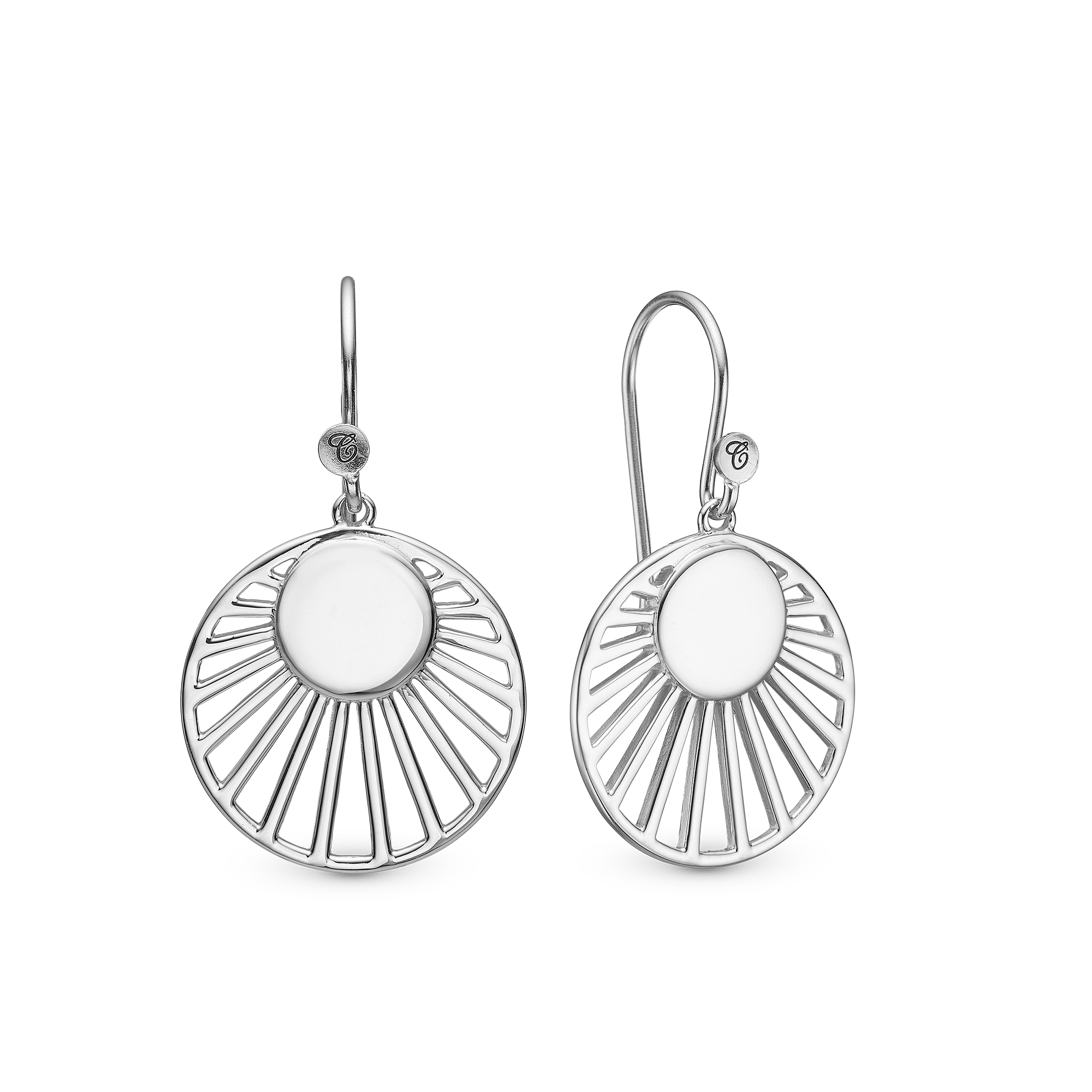 Sunset Hanger Dangle Earring - Sterling Silver