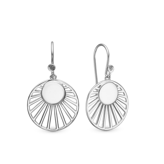 Sunset Hanger Dangle Earring - Sterling Silver