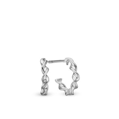 Twisted Hoops - Sterling Silver