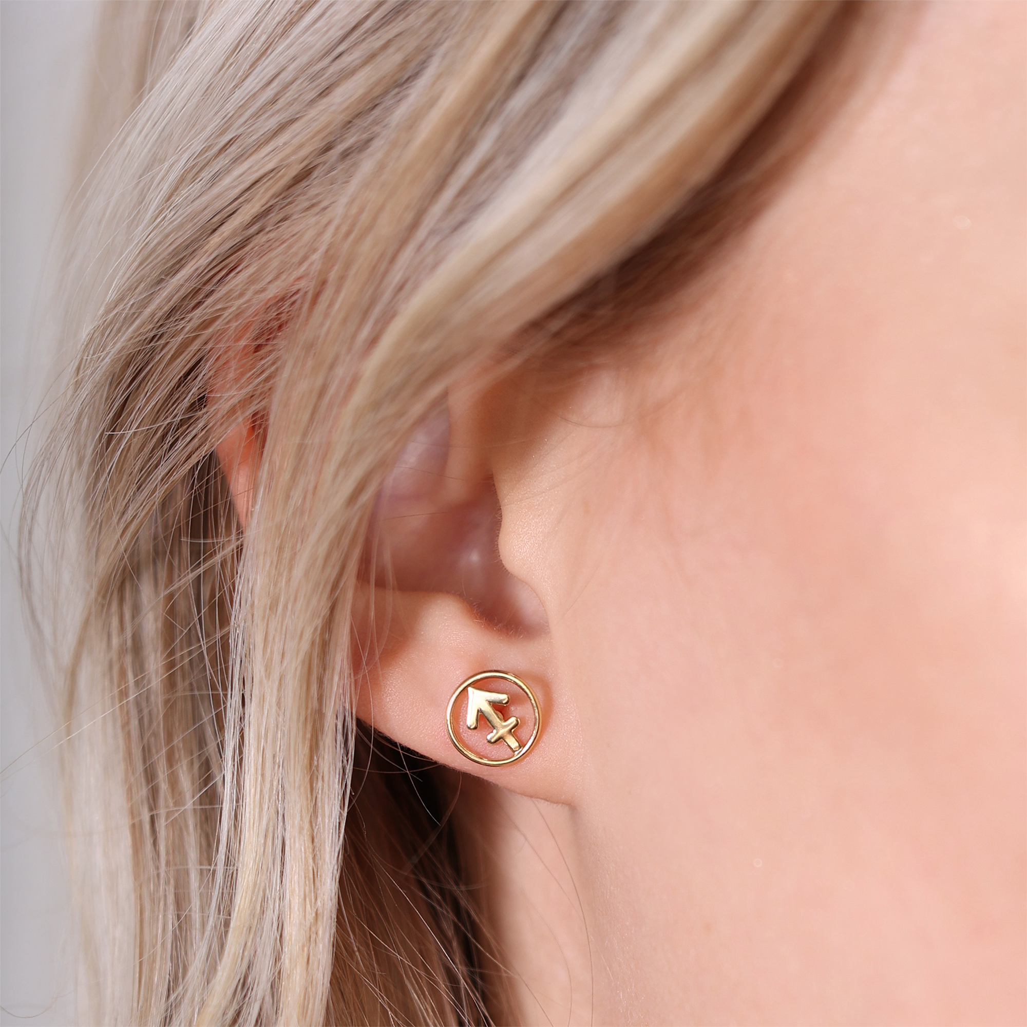 Sagittarius Stud Earrings - CHRISTINA