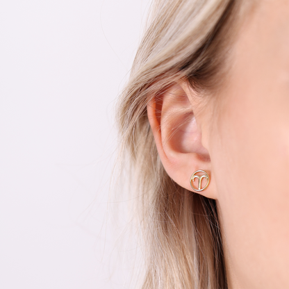 Aries Stud Earrings - CHRISTINA