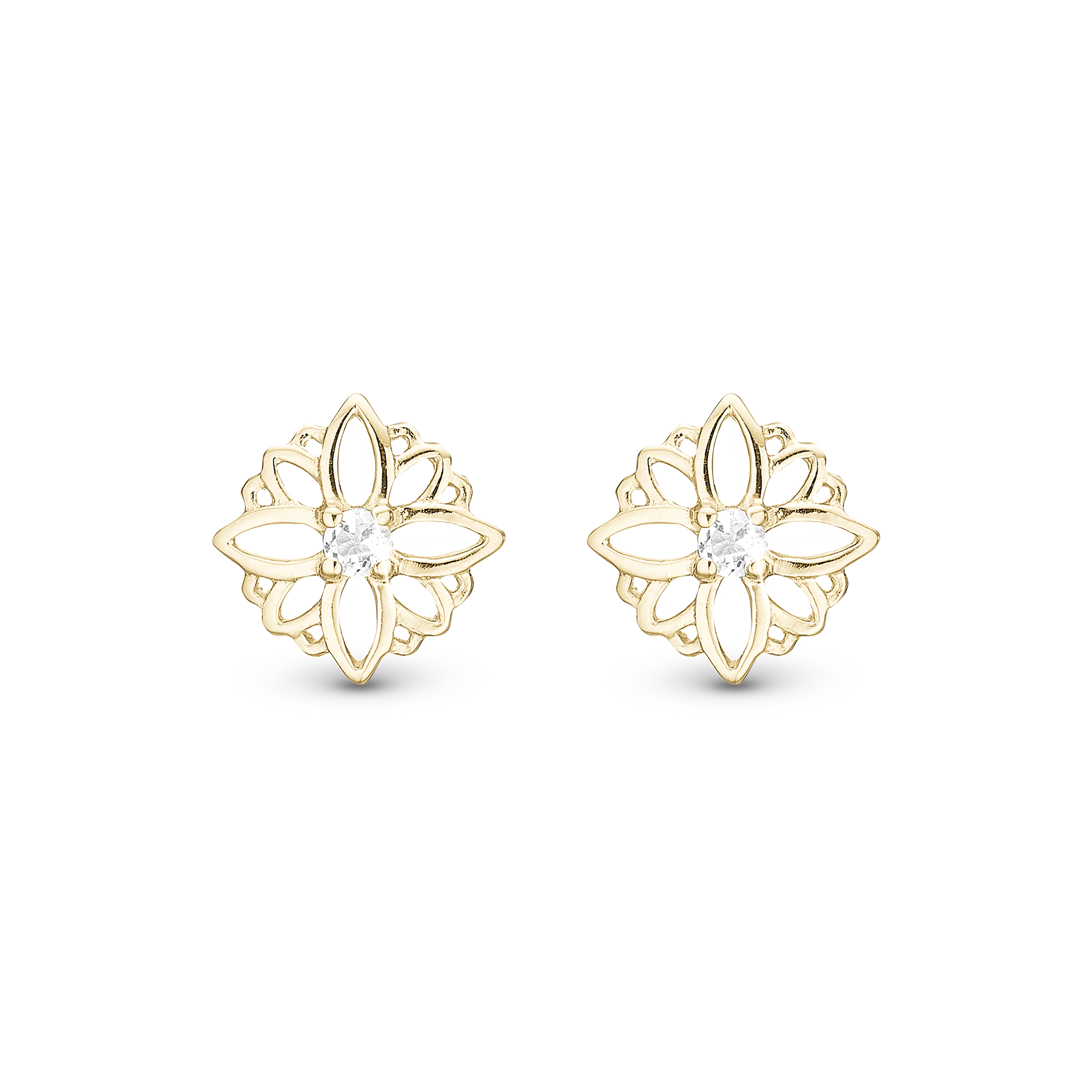 NatWatchal Flower Stud Earrings Stud Earrings - CHRISTINA