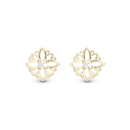 NatWatchal Flower Stud Earrings Stud Earrings - CHRISTINA