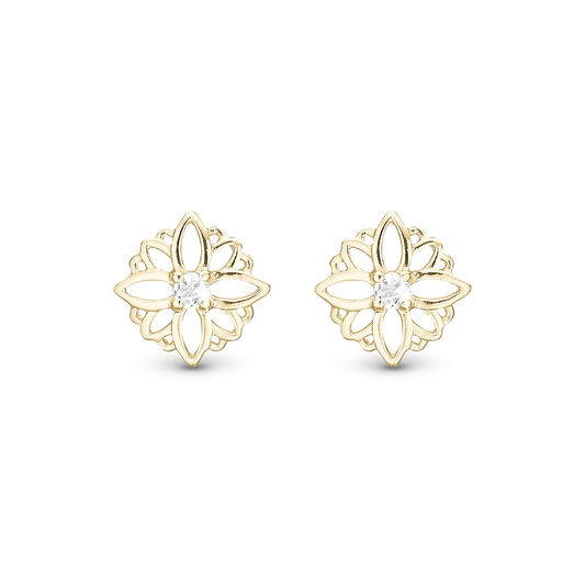 NatWatchal Flower Stud Earrings Stud Earrings - CHRISTINA