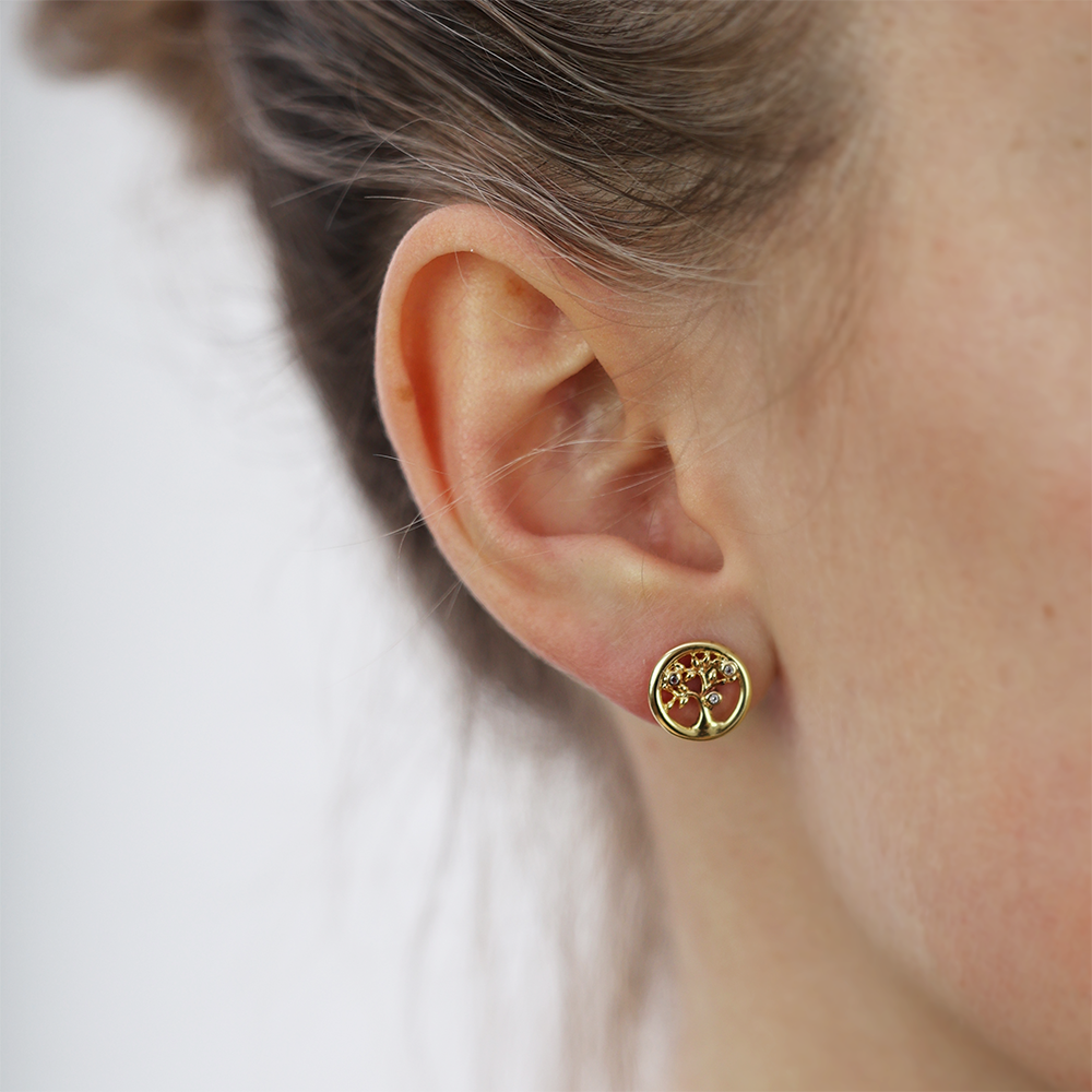 Tree of Life Stud Earrings Stud Earrings - CHRISTINA