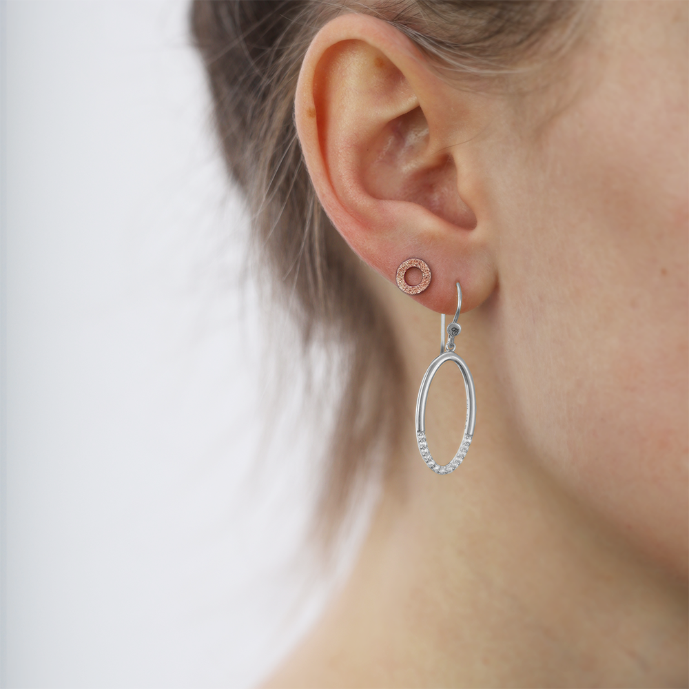 Sparkling Circles Stud Earrings Stud Earrings - CHRISTINA