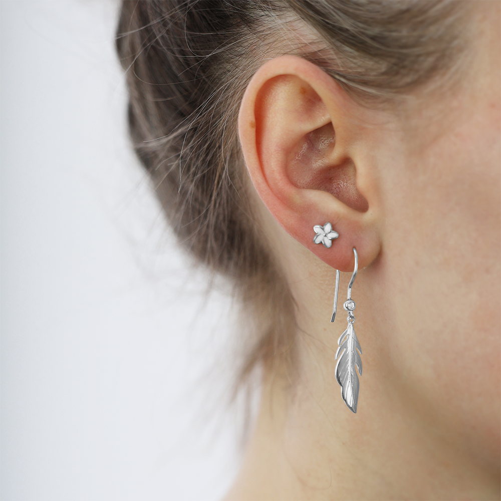 Enamel Flowers Stud Earrings Stud Earrings - CHRISTINA