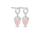 Pink Chalcedony Stud Earrings - CHRISTINA