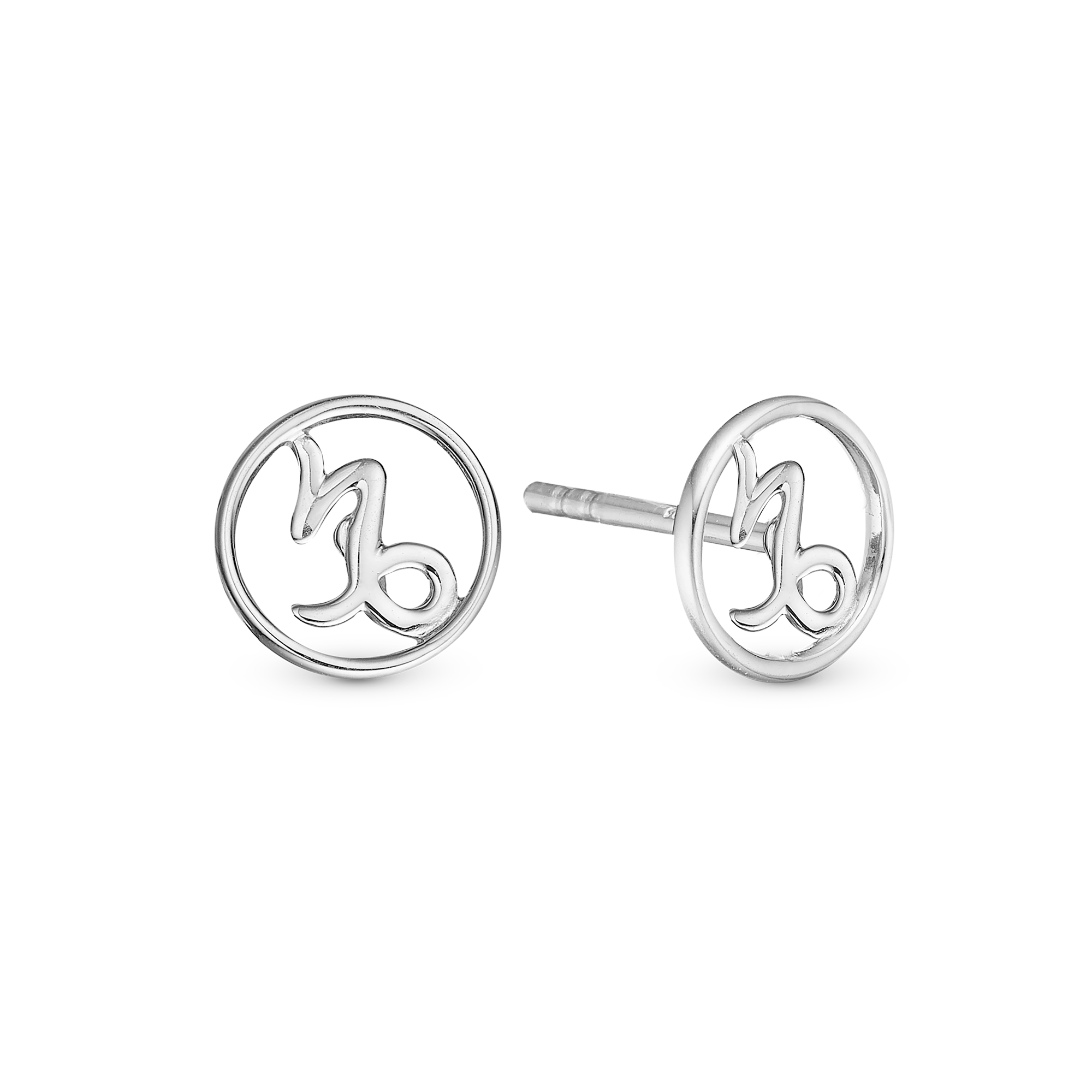 Capricorn Stud Earrings - CHRISTINA