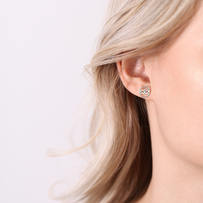 Aquarius Stud Earrings - CHRISTINA