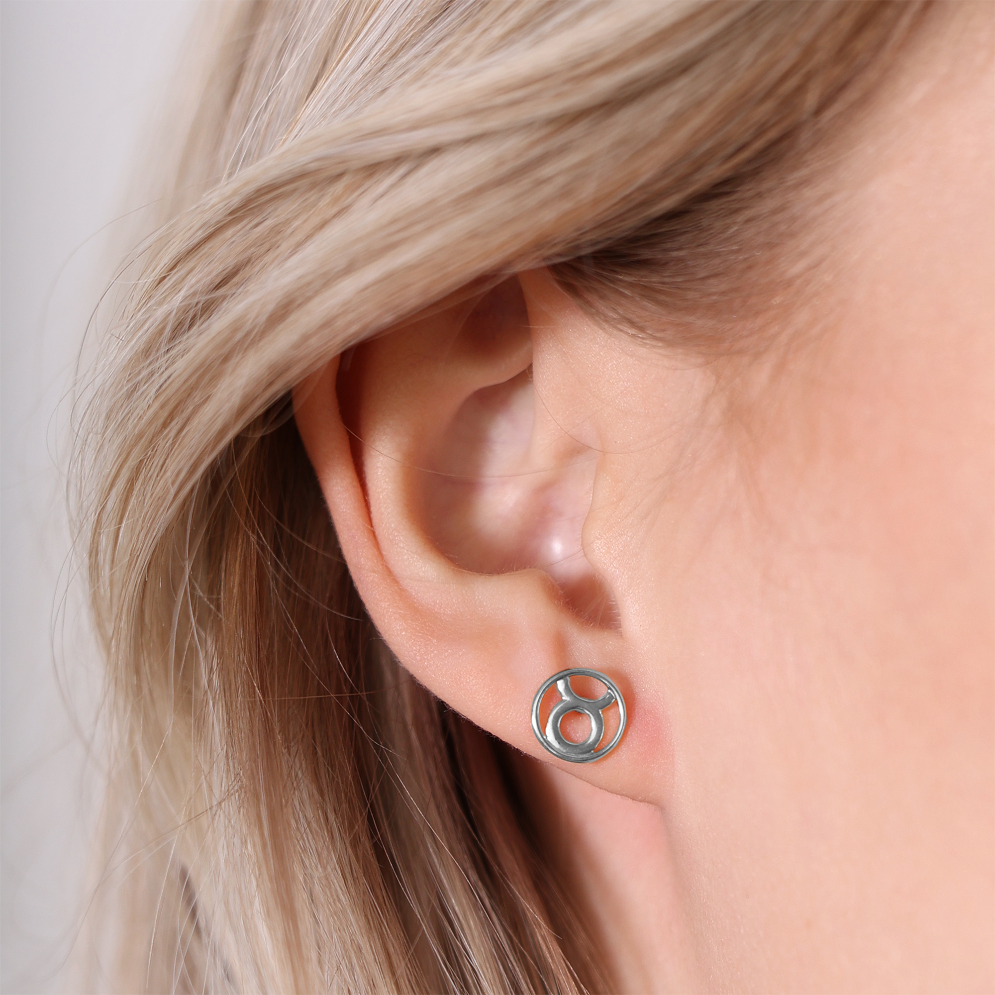 Taurus Stud Earrings - CHRISTINA