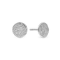 Dazzling Imprint Stud Earrings - Polished Sterling Silver