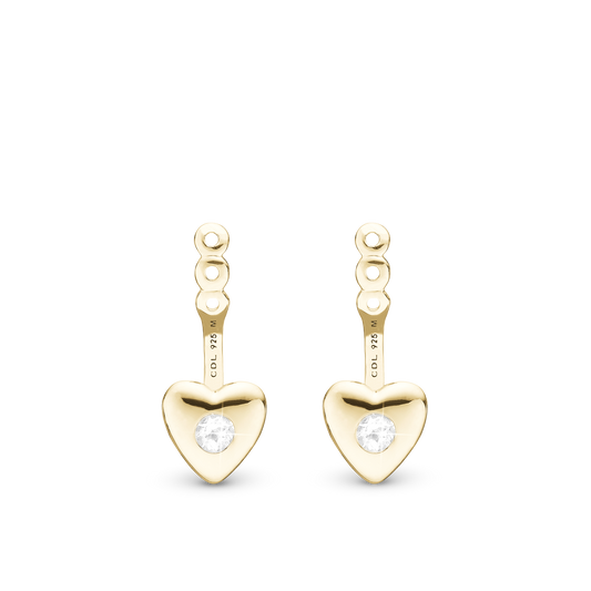 Big Hearts Add-on - Gold Plated Sterling Silver