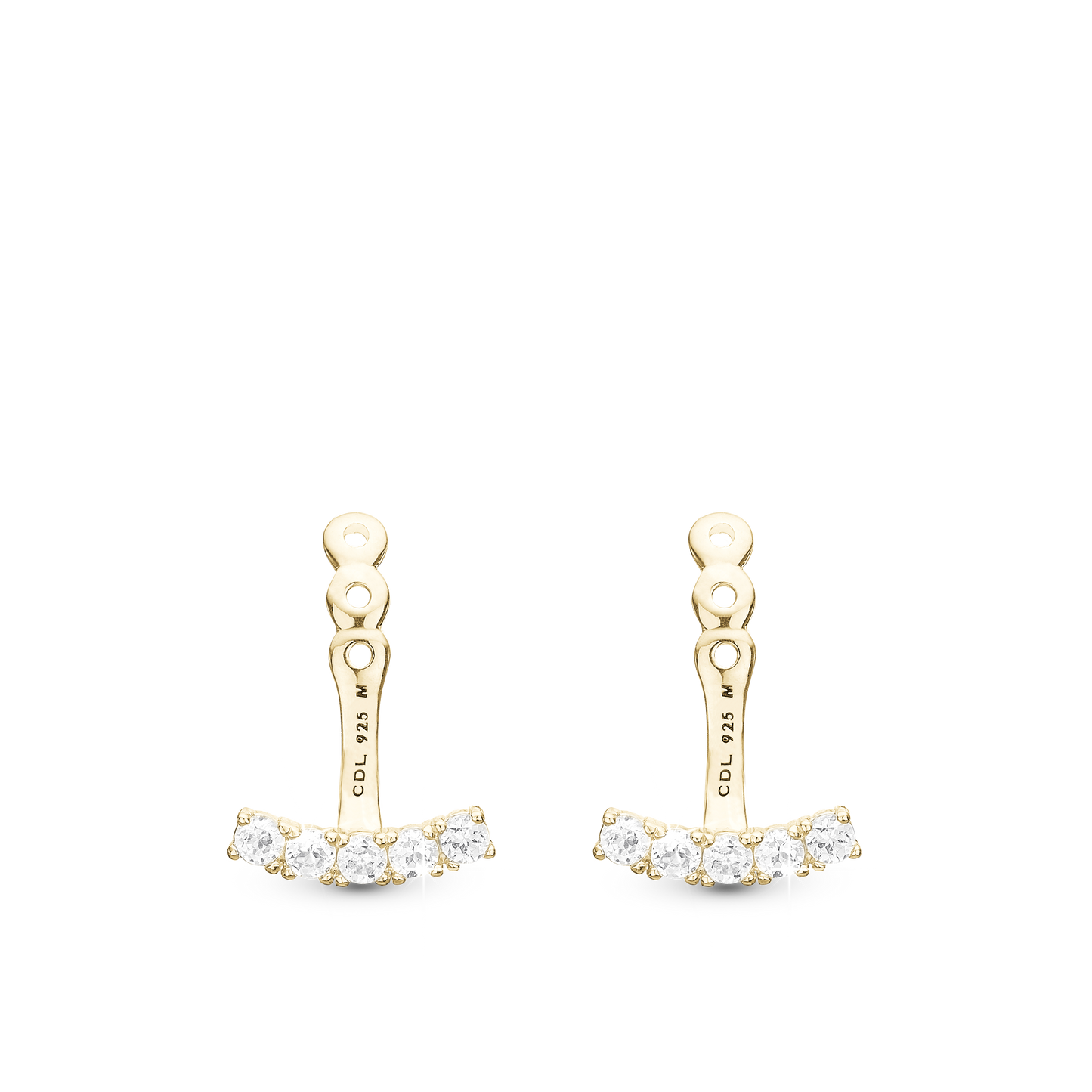 Flying Crystals Add-on - Gold Plated Sterling Silver