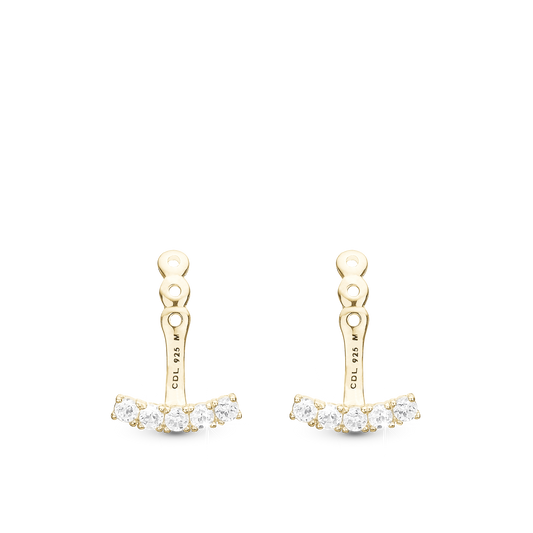 Flying Crystals Add-on - Gold Plated Sterling Silver