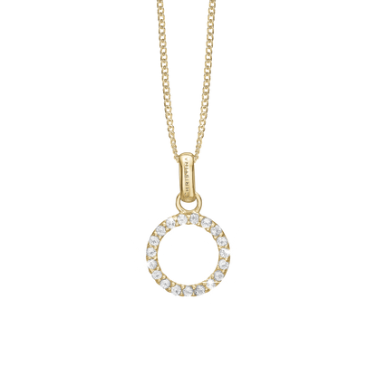 Topaz Circle Earring Pendant - CHRISTINA