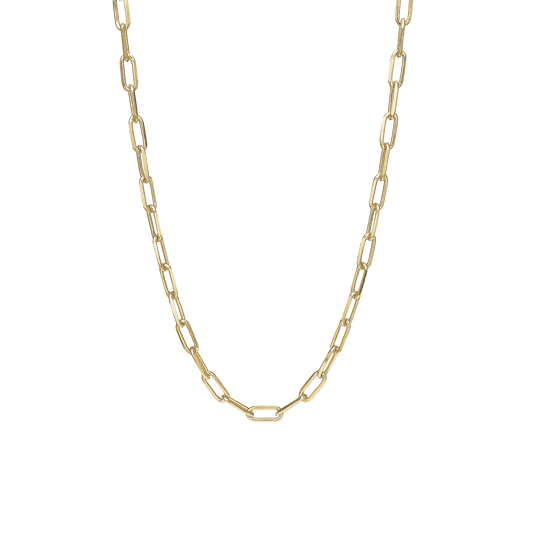 Links Necklace - Gold Plated Sterling Silver