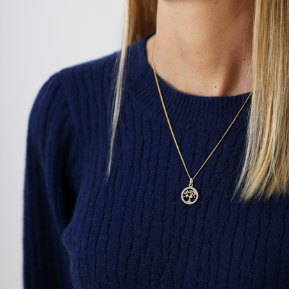 Topaz Tree of Life Earring Pendant - CHRISTINA