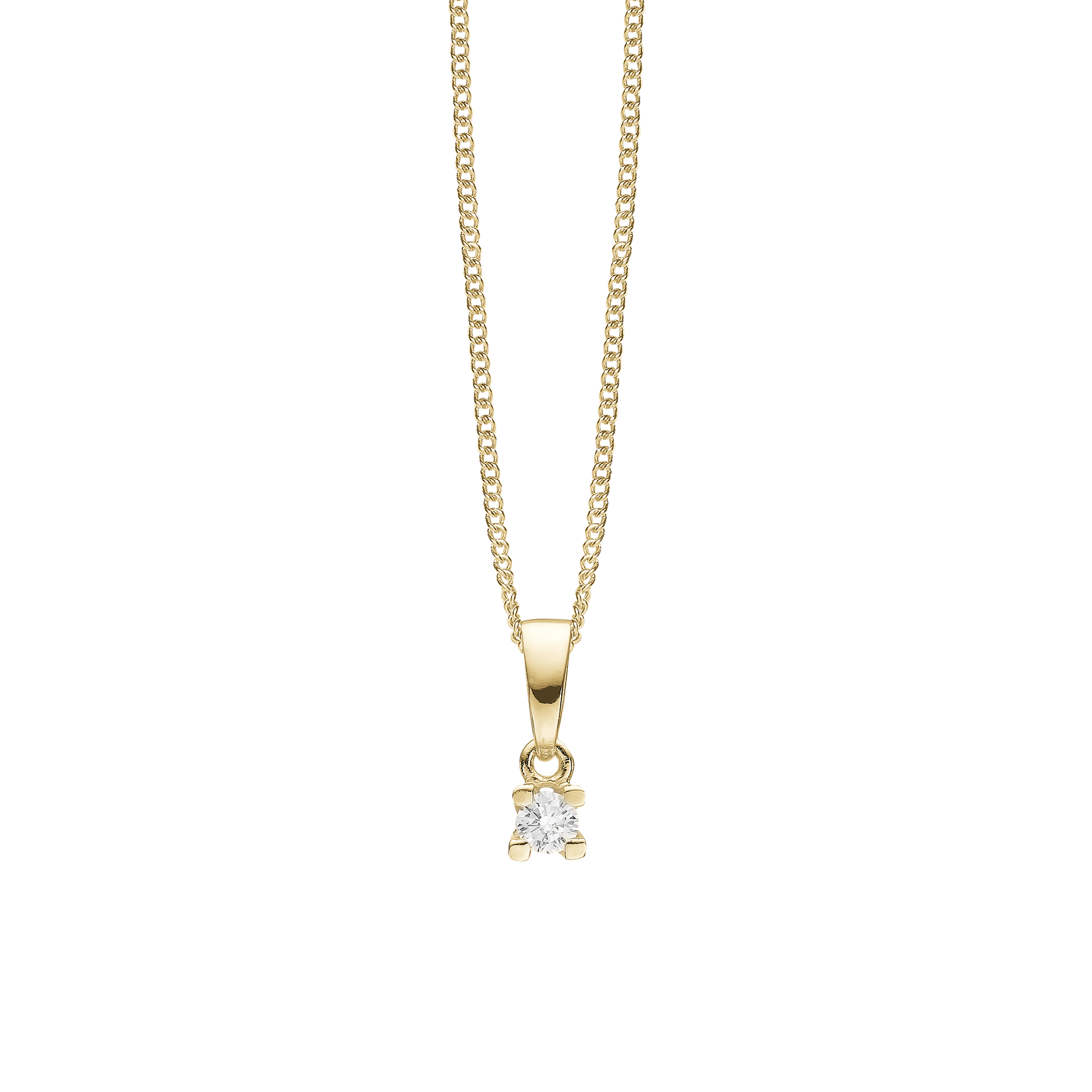 Labgrown Diamond 0,10CT Earring Pendant - CHRISTINA