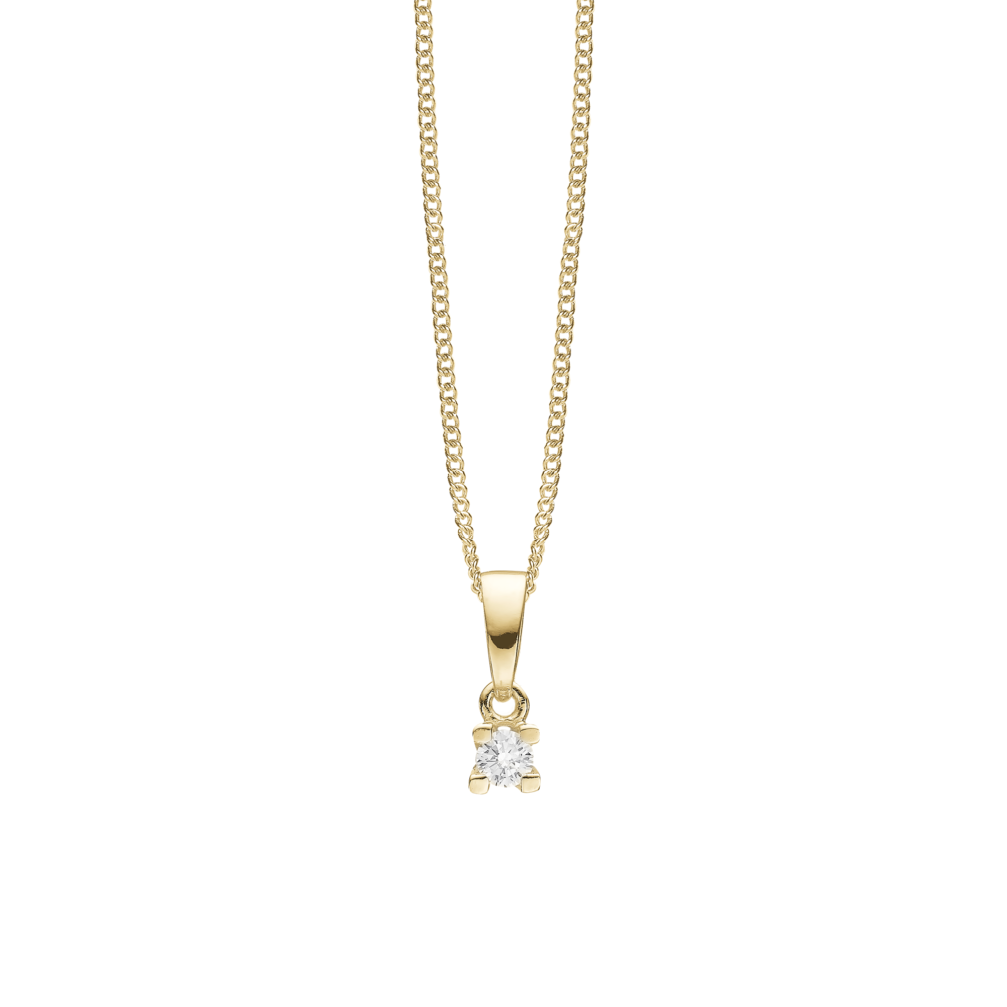 Labgrown Diamond 0,10CT Earring Pendant - CHRISTINA