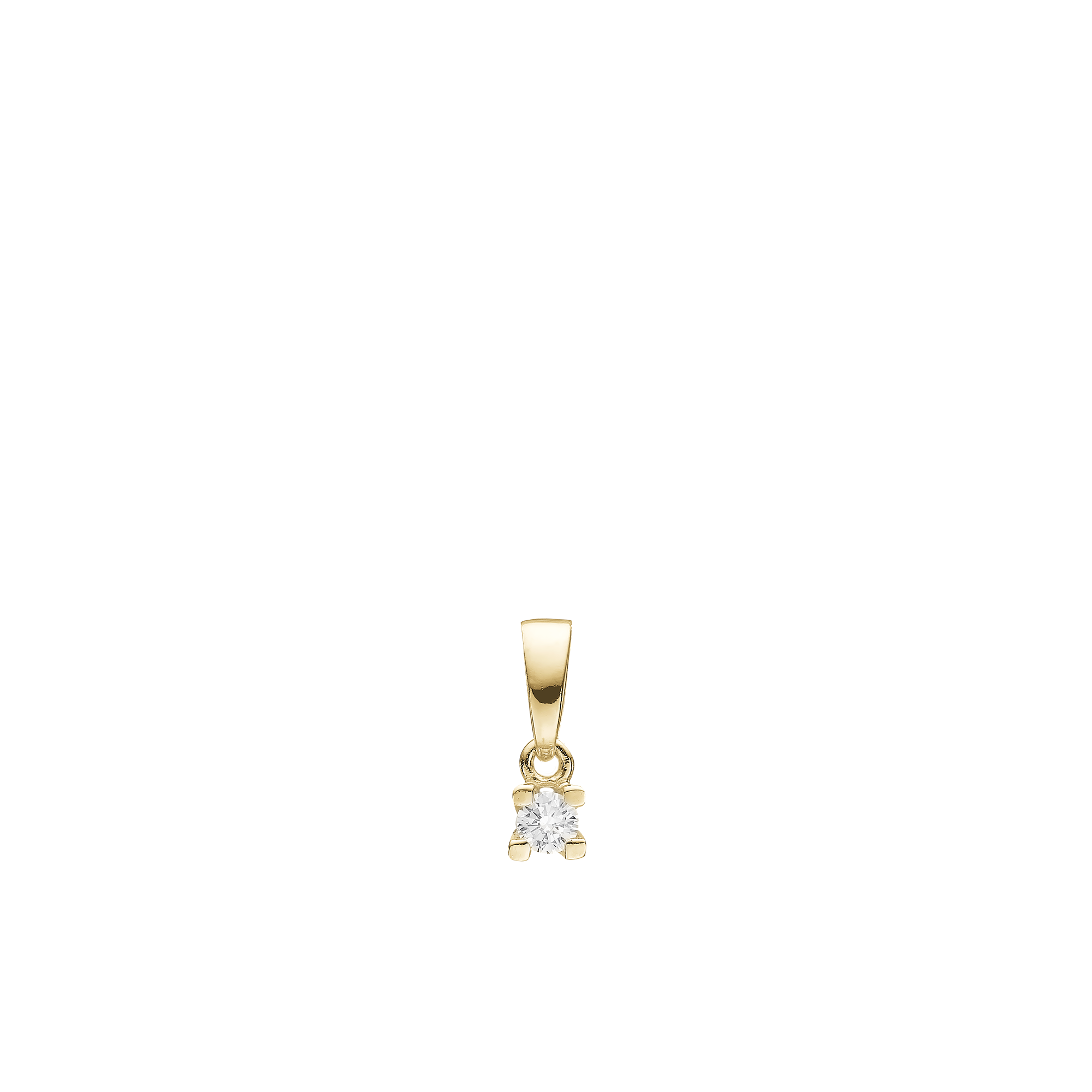 Labgrown Diamond 0,10CT Earring Pendant - CHRISTINA