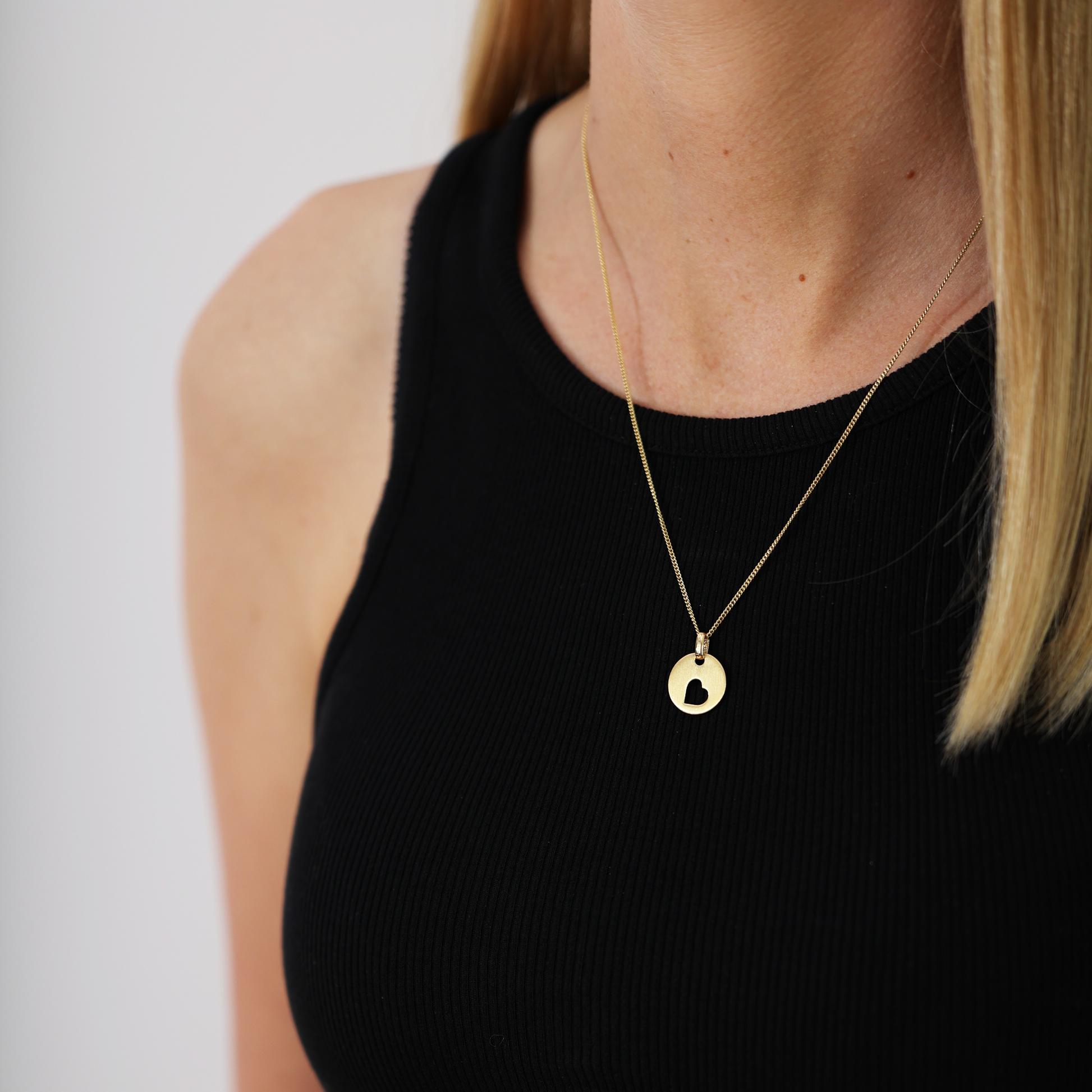 Big Heart Earring Pendant - CHRISTINA