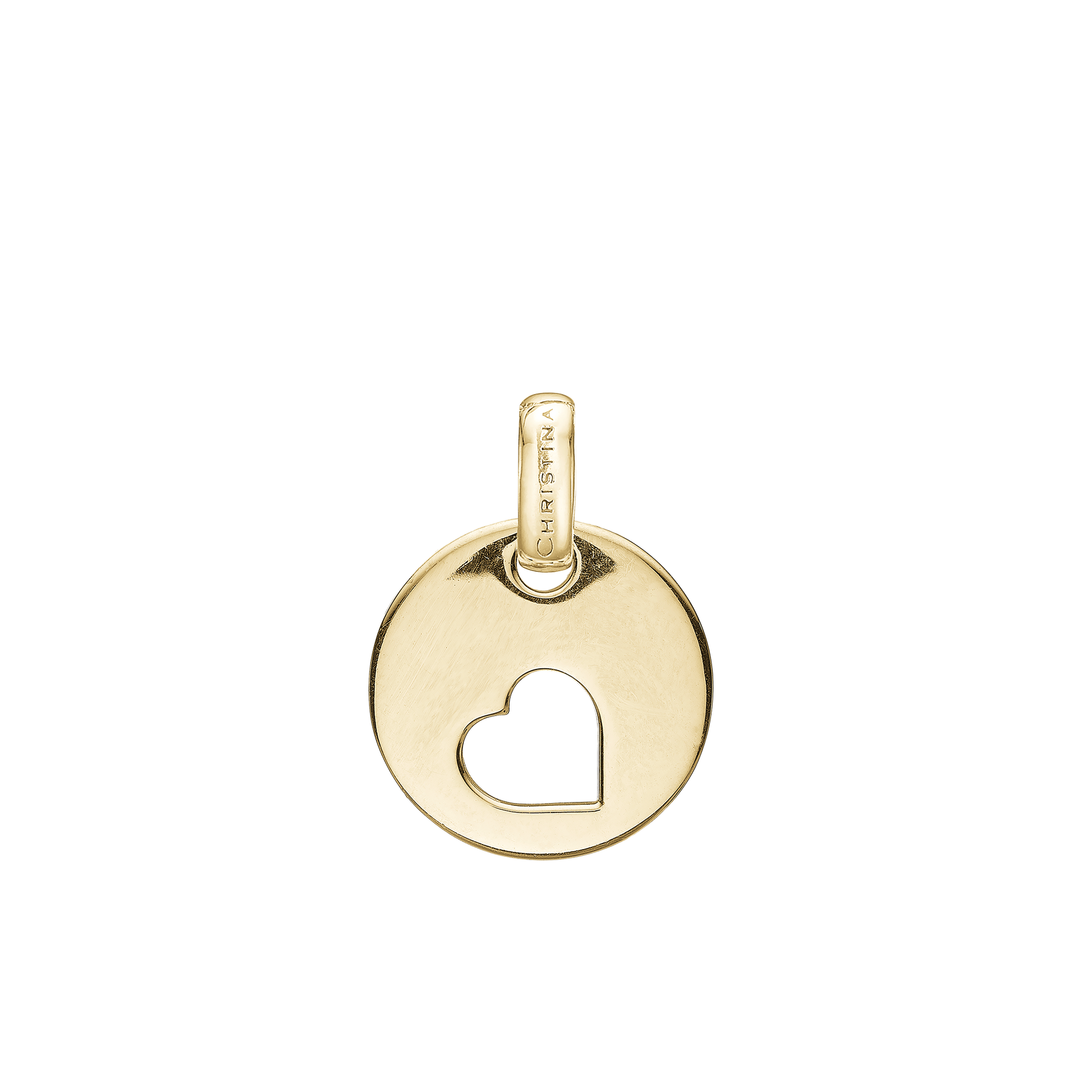 Big Heart Earring Pendant - CHRISTINA