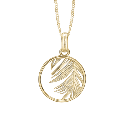 Palm Leaf Earring Pendant - CHRISTINA