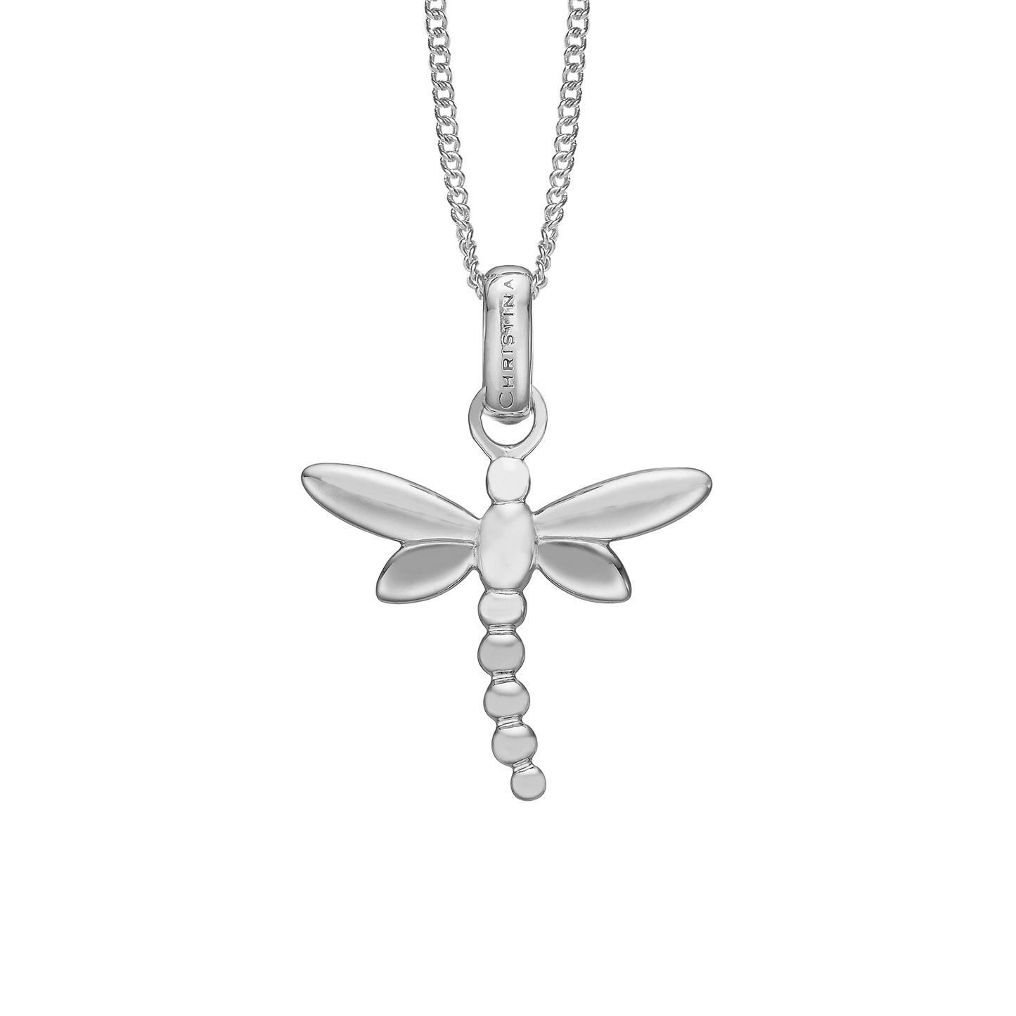 Dragonfly Earring Pendant - Sterling Silver
