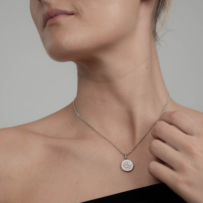 Marguerite Ø15mm Earring Pendant - Sterling Silver