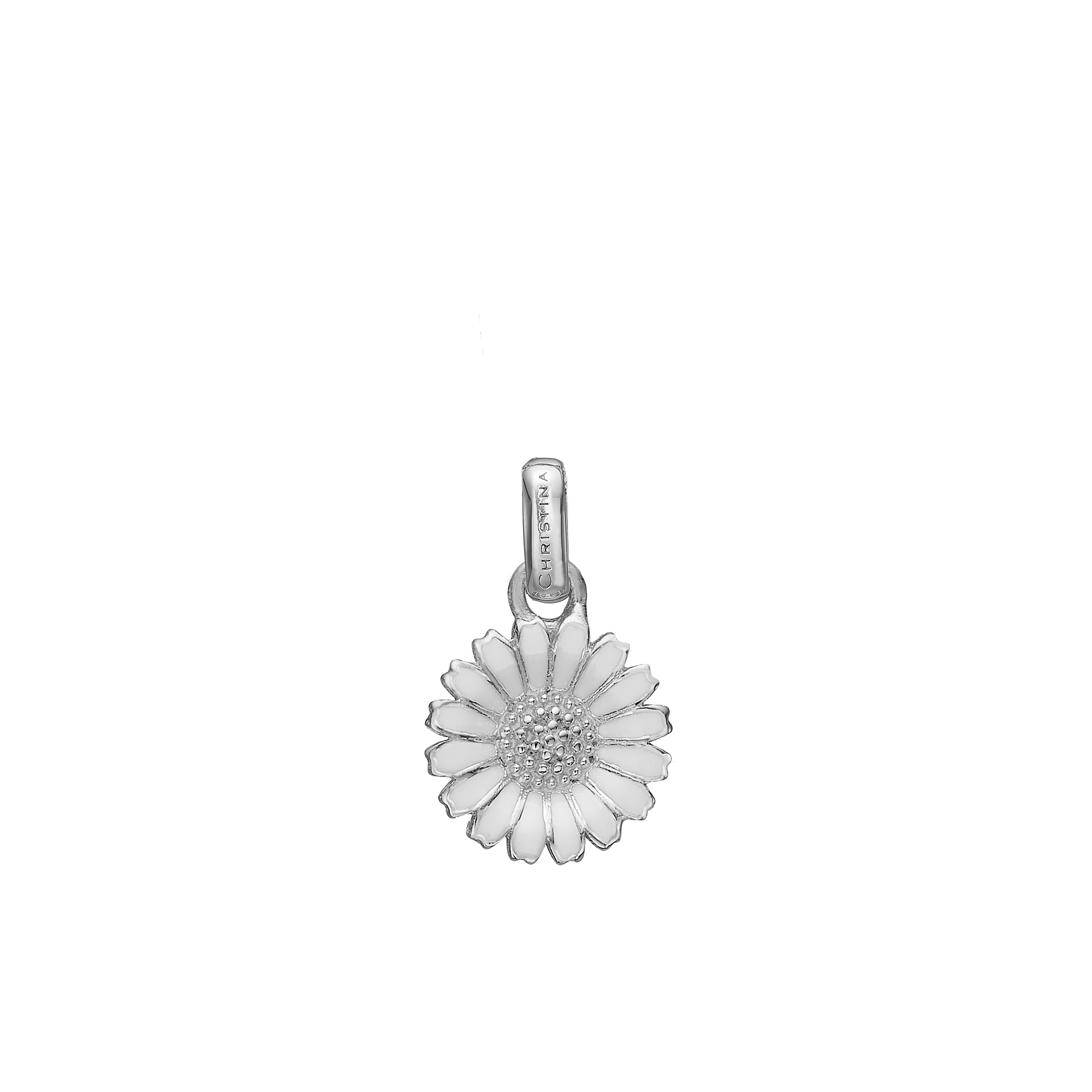 Marguerite Ø 8mm Earring Pendant - Sterling Silver