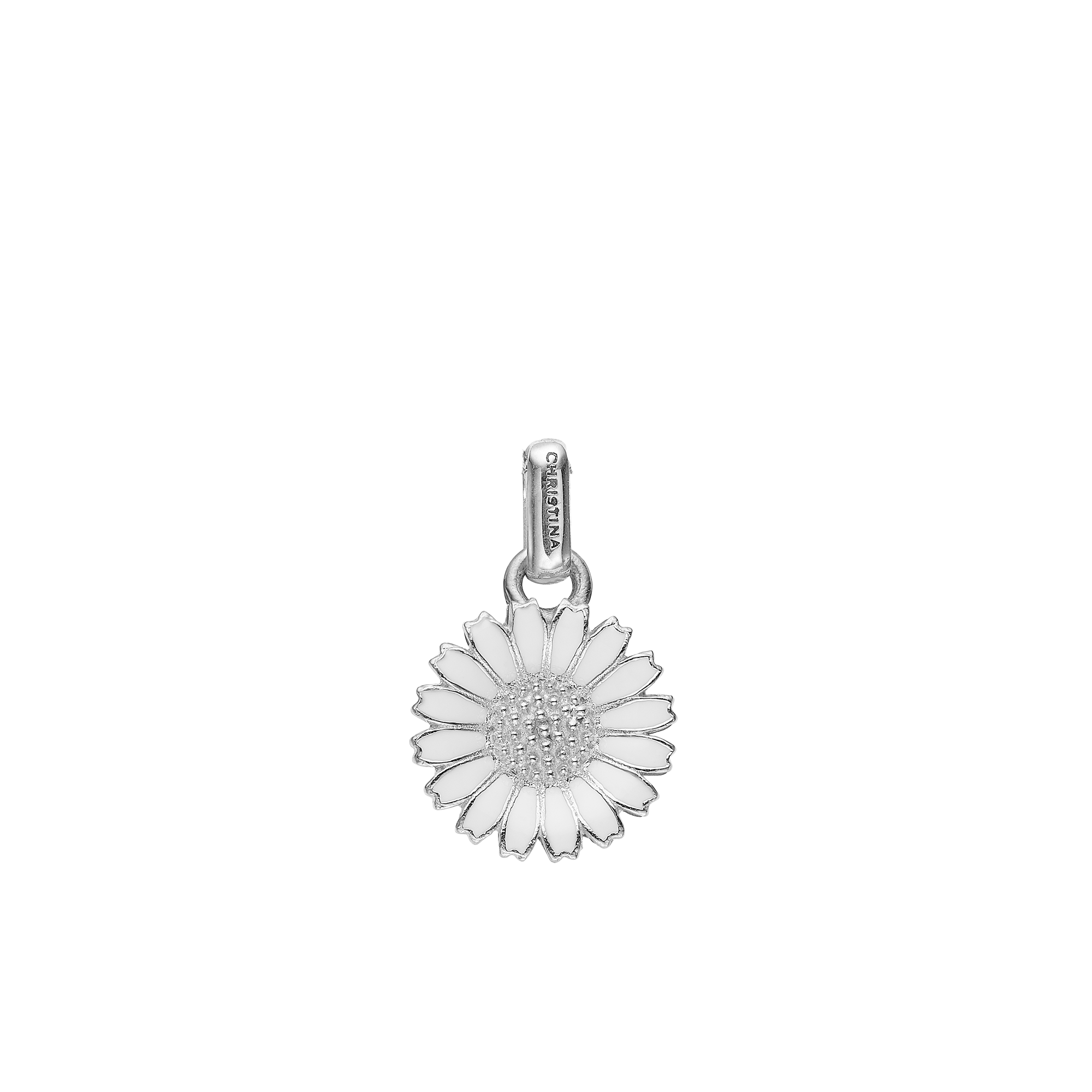 Marguerite Ø 12mm Earring Pendant - Sterling Silver