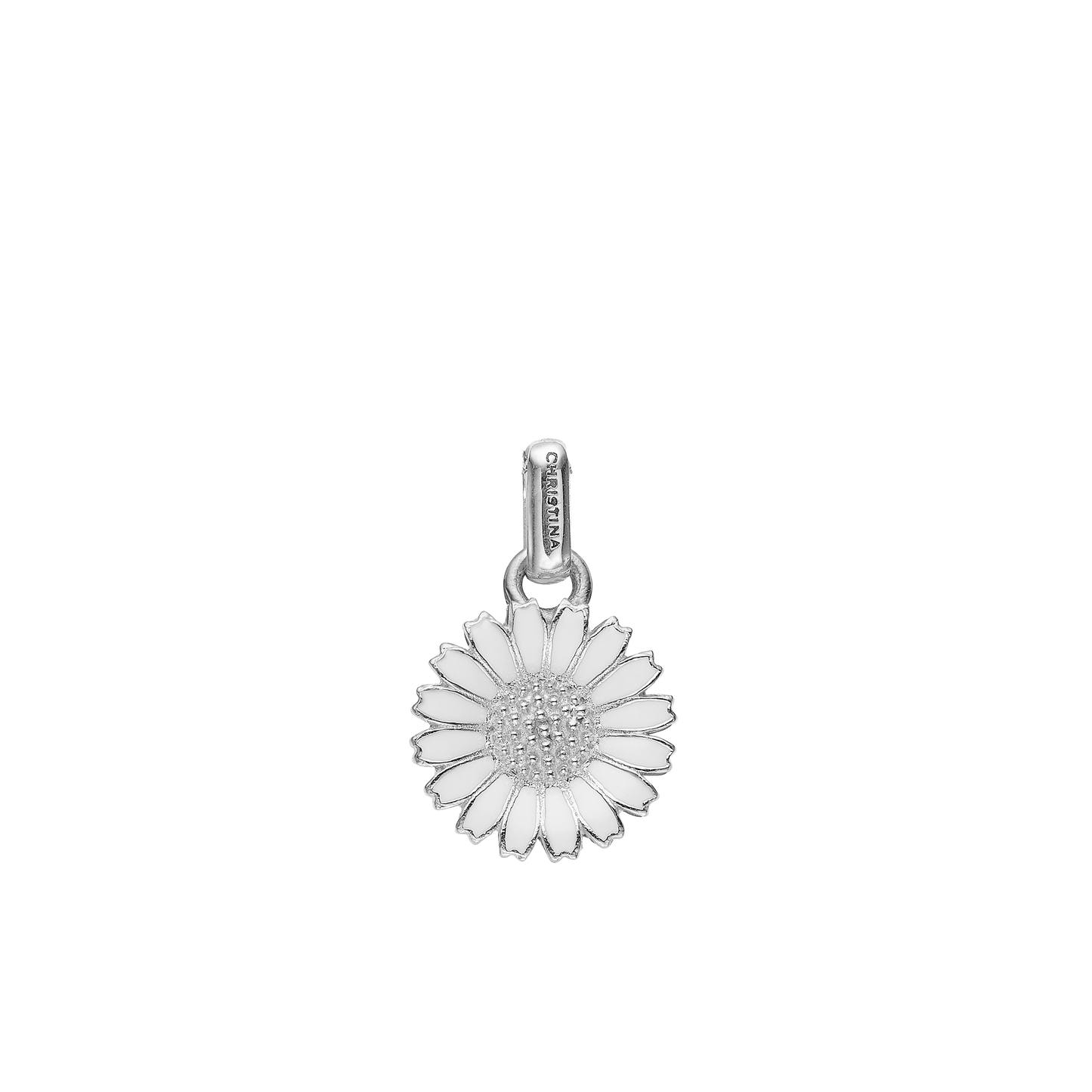 Marguerite Ø 12mm Earring Pendant - Sterling Silver