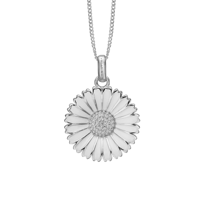 Marguerite Ø 20mm Earring Pendant - Sterling Silver