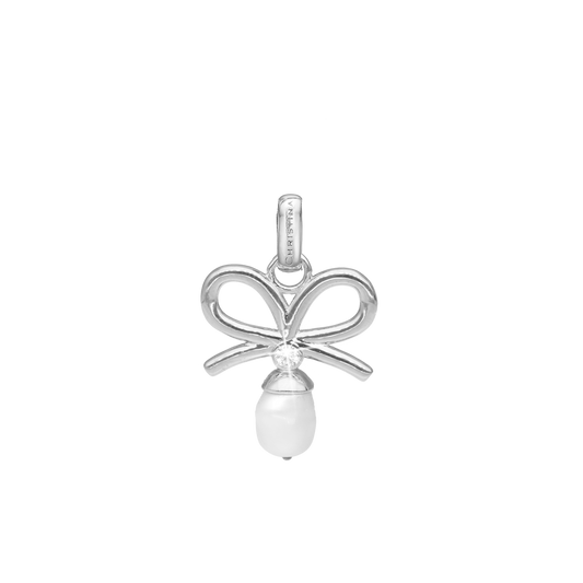 Celebrate Earring Pendant - Polished Sterling Silver with 1 Ferskvandsperle