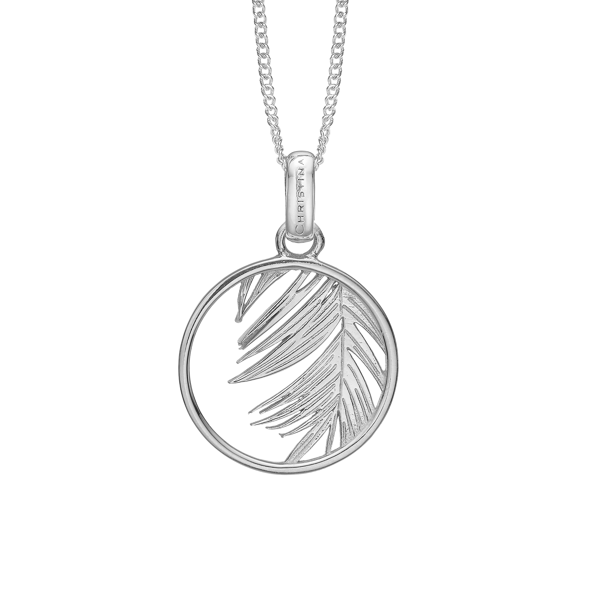 Palm Leaf Earring Pendant - CHRISTINA