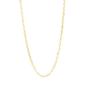 Necklace 40+15 cm - Polished Gold Plated Sterling Silver