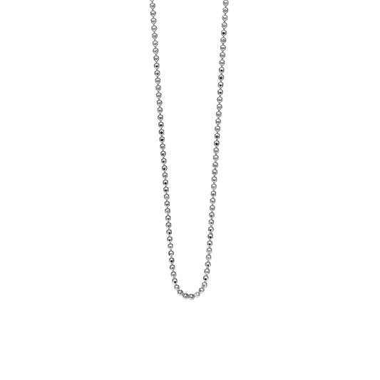 Facet Necklace 40-55 cm - Sterling Silver