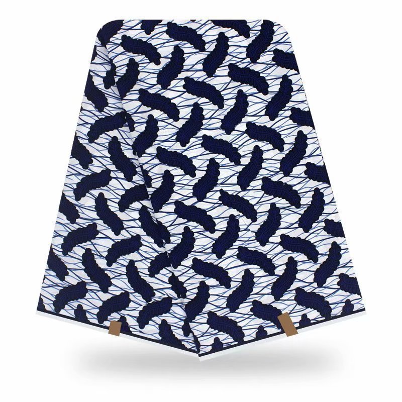 Baumwollstoff im afrikanischen Batik-Stil