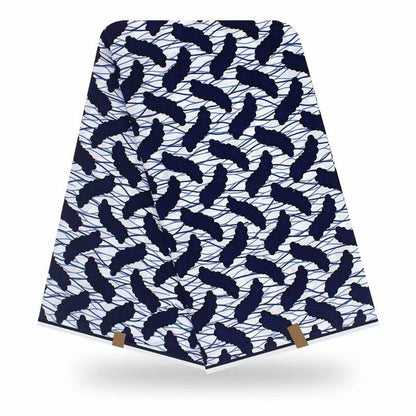 Baumwollstoff im afrikanischen Batik-Stil