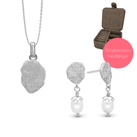 Embrace Smykkesæt Smykkesæt - Sterling Silver med Smykkeskrin
