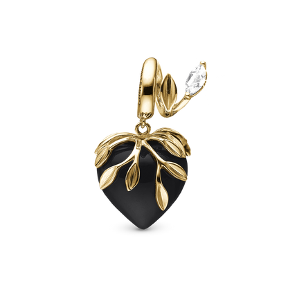 Black Nature Guldcharms - CHRISTINA