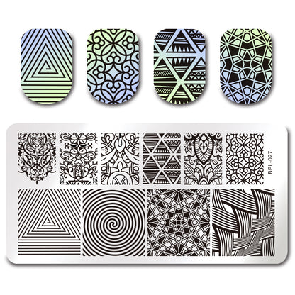 Nail print plate nail painting tool steel seal