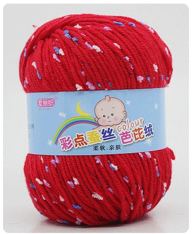 Wool scarf and cashmere yarn