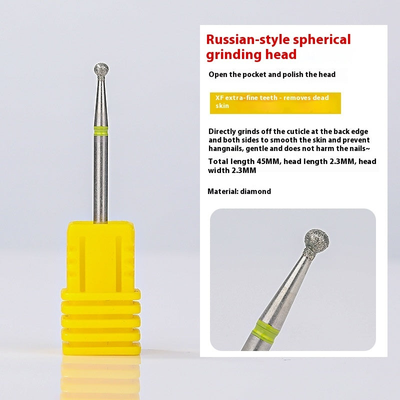 Vormontierter Polierkopf-Satz mit Diamantsand für die Maniküre