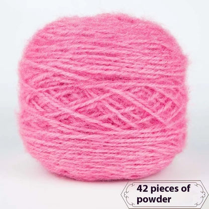 3 Two Groups Of Squirrel-velvet Yarn Hand-knitted Medium Thickness Hat Scarf Coat Waistcoat Cushion Plush Wool 150g