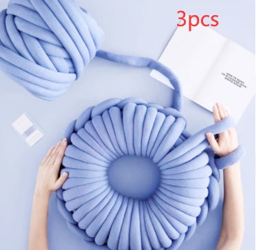 Superdickes, voluminöses Baumwollgarn aus Merinowolle